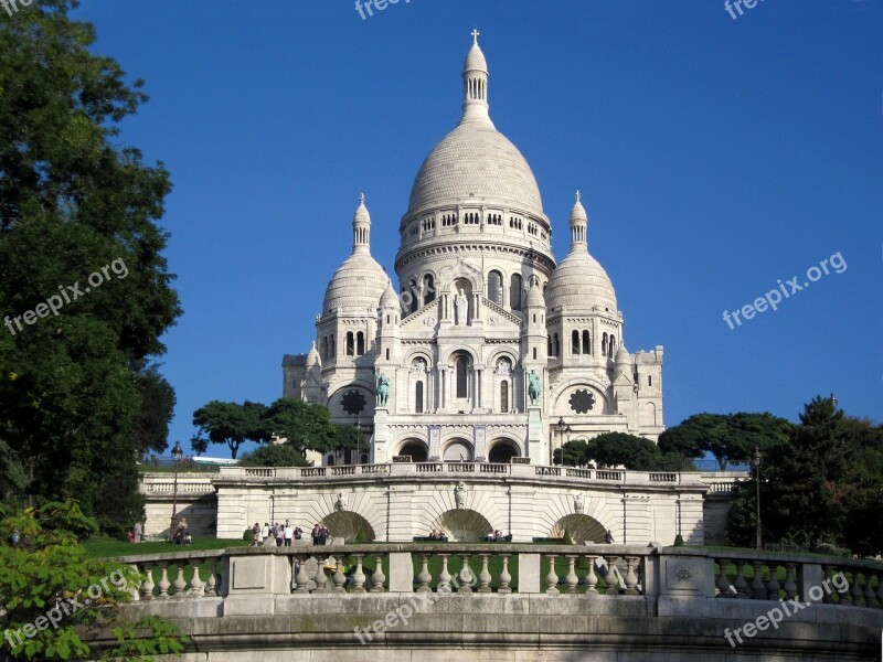 Sacré-coeur Paris Basilica France Montmartre