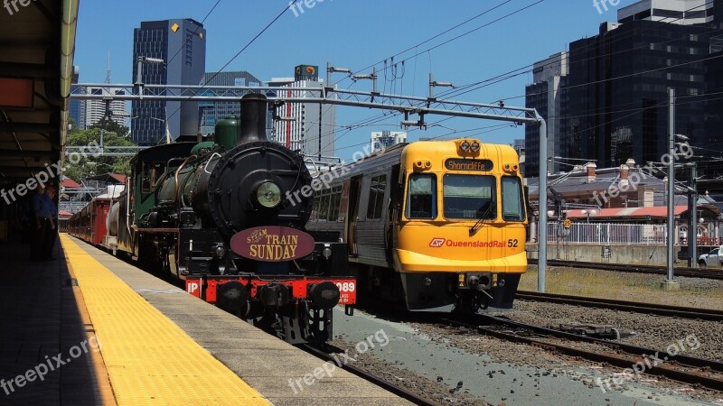 Brisbane Train Travel Transportation Transport