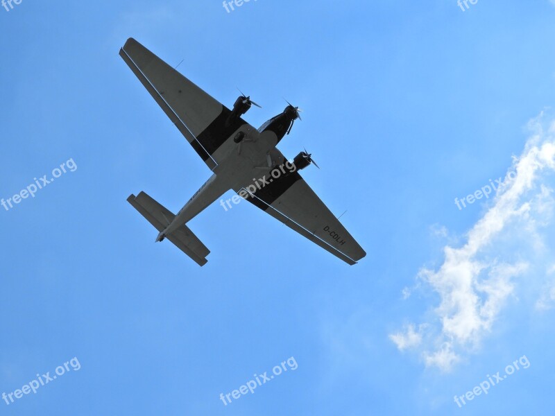 Ju52 Junker Historically Old Aircraft