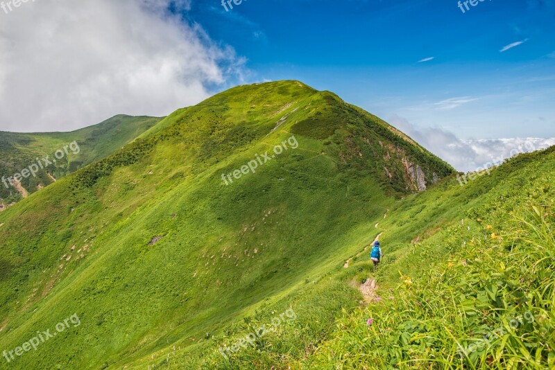 Mountain Trekking Hakusan National Park Summer