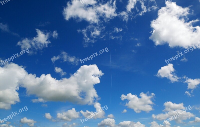 Sky Clouds Blue Sky Covered Sky Blue