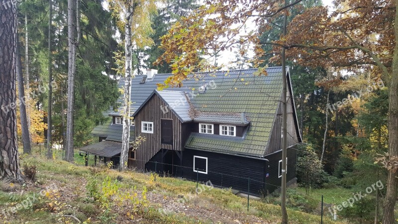 House Forest Architecture Old House Wooden Cottage