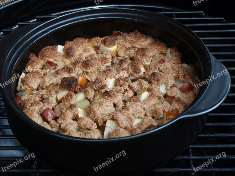 Cake Rhubarb Cakes From The Grill Free Photos