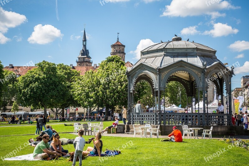 Stuttgart Schlossplatzfest Pavilion Free Photos