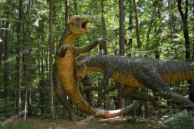 Dinosaur Prehistoric Times Giant Lizard Carnivores Replica