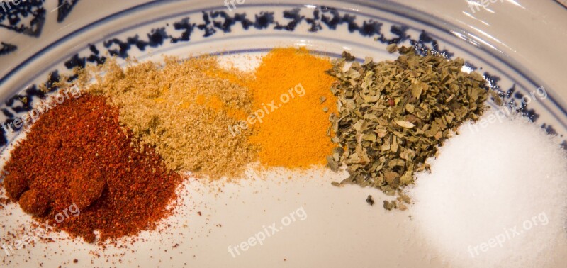 Spices Spice Plate Chili Pepper