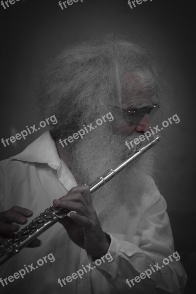 Flutist Musician Instrument Sound Art