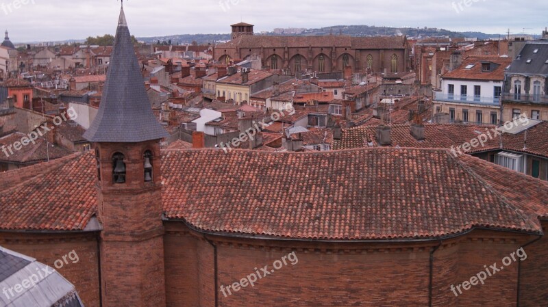 Toulouse South West France Roof Pink City Free Photos