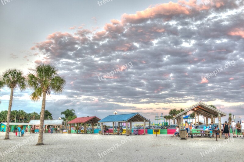 Sunset Clouds Beach Florida Pine Island