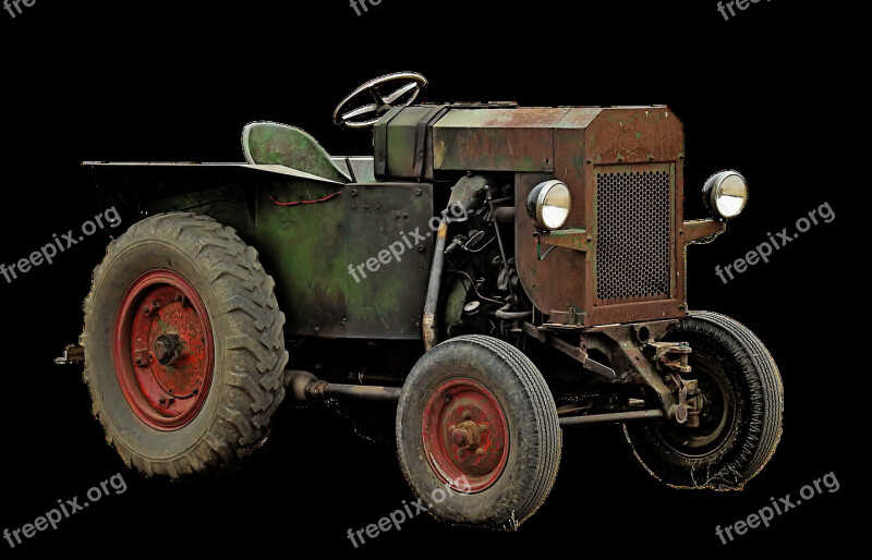 Tractor Tractors Agriculture Isolated Agricultural Machine