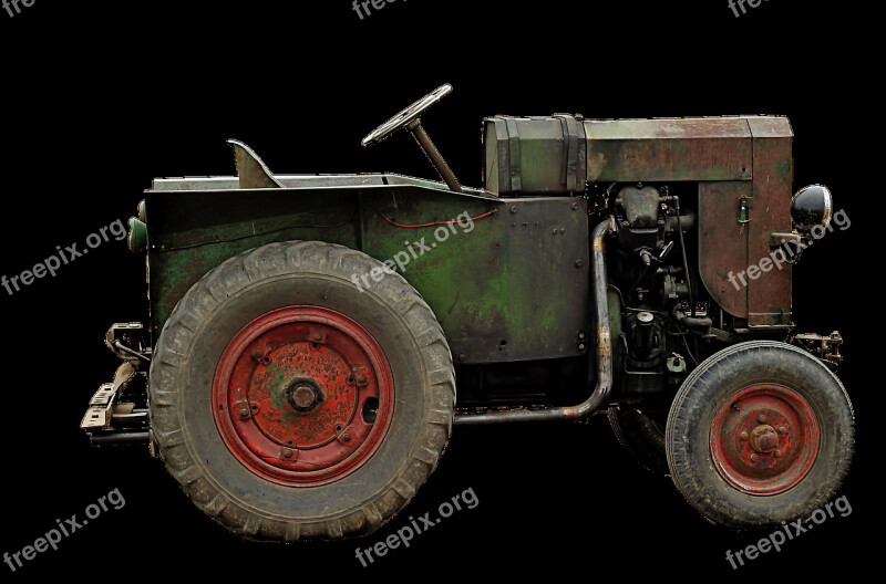 Tractor Tractors Agriculture Isolated Agricultural Machine