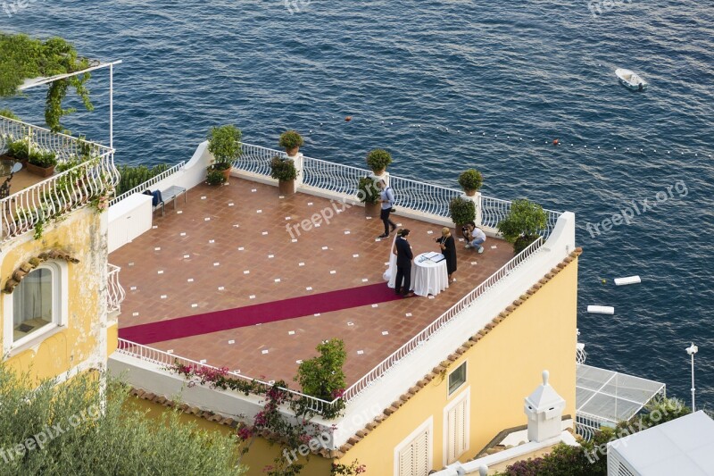 Wedding Sea Positano Mediterranean Amalfi