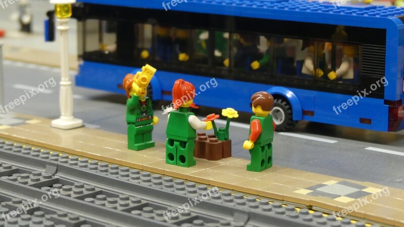 Lego Bus City Game Figurine