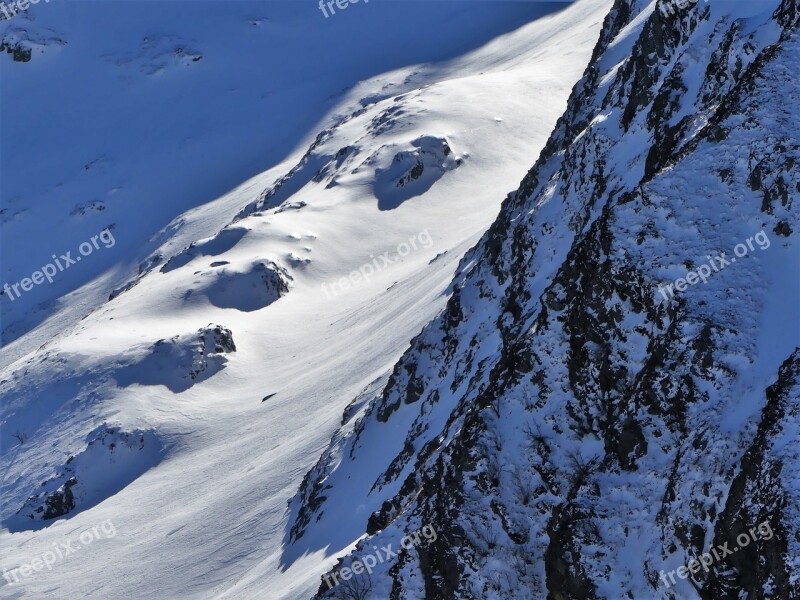 Landscape Mountain Winter Nature Stiff