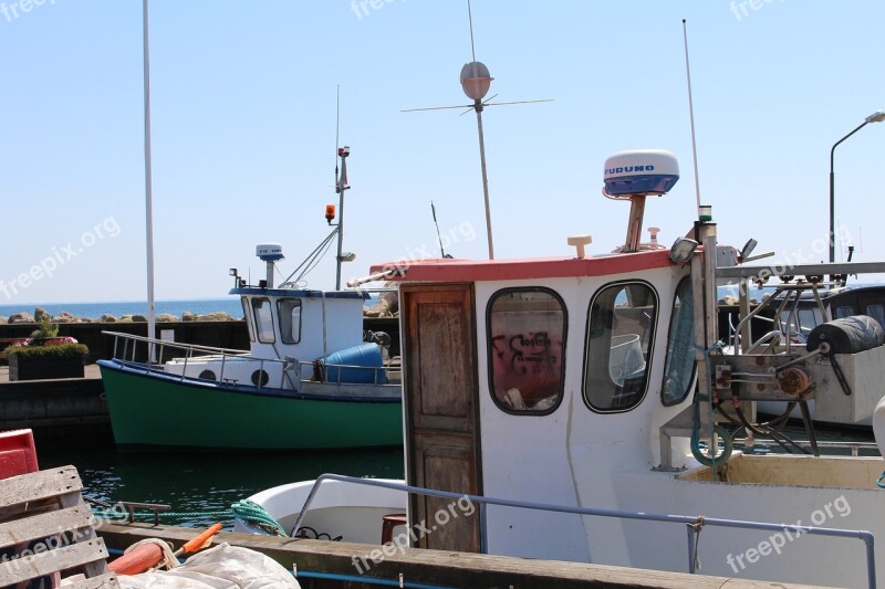 Fishing Boats Fishing Small Boats Denmark Free Photos