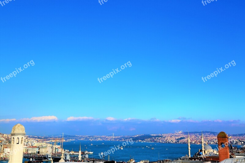 Istanbul Cami Turkey Marine Bridge