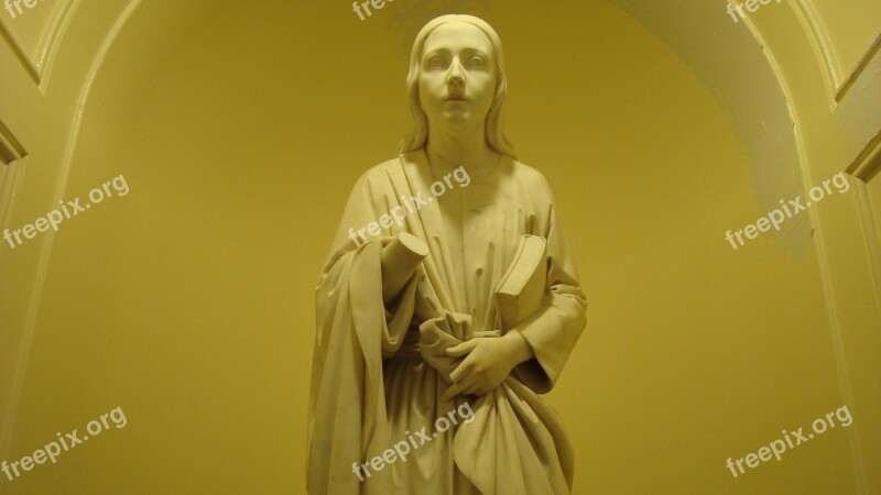 Sculpture Art Saint Religious Free Photos