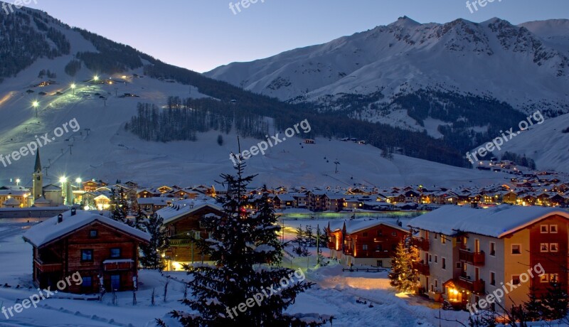 Snow Mountain Livigno Sci Cold