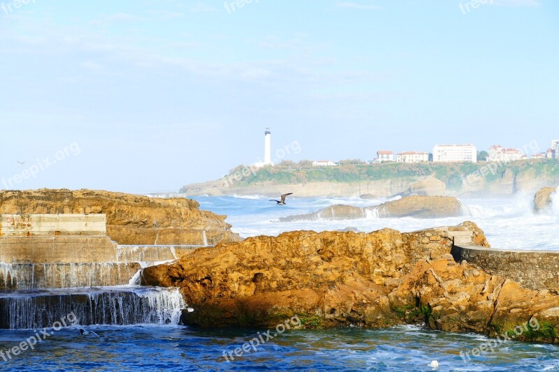 Biarritz Sea Ocean Architecture France