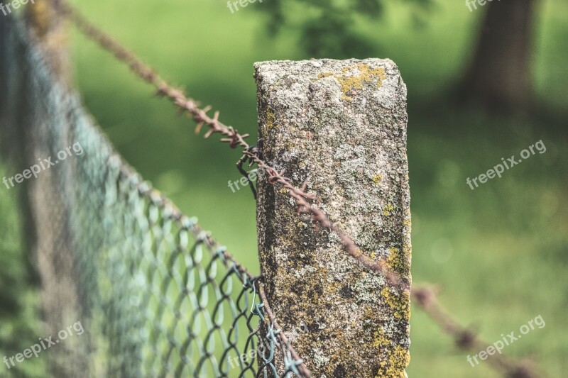 Fence Barbed Wire Fence Post Barrier Wire