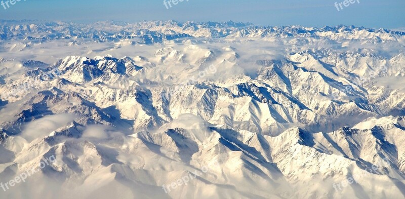 Andes South America Mountion Snow Nature