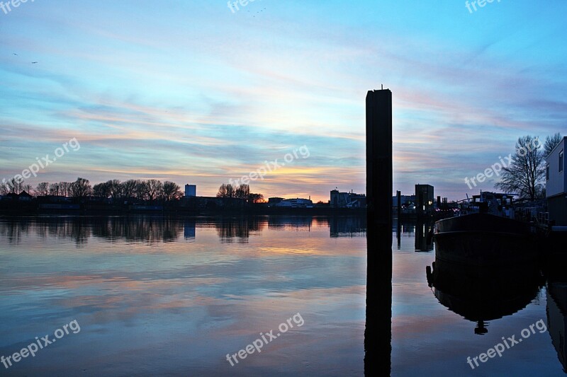 Twilight Sunset Hamburgensien Hh Duck Werder