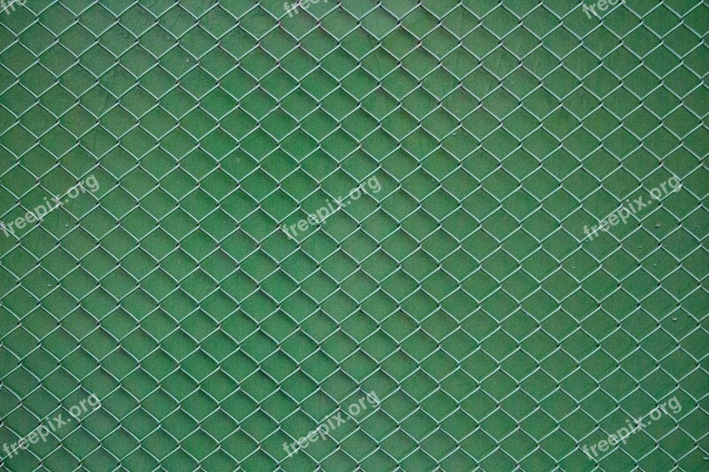 Fence Fence Grid Grid Green Texture Green Background