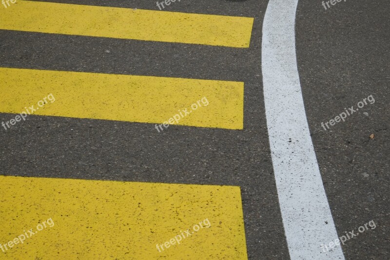 Crosswalk Road Mark City Free Photos