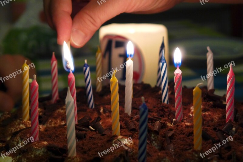 Birthday Birthday Cake Candles Cake Celebration