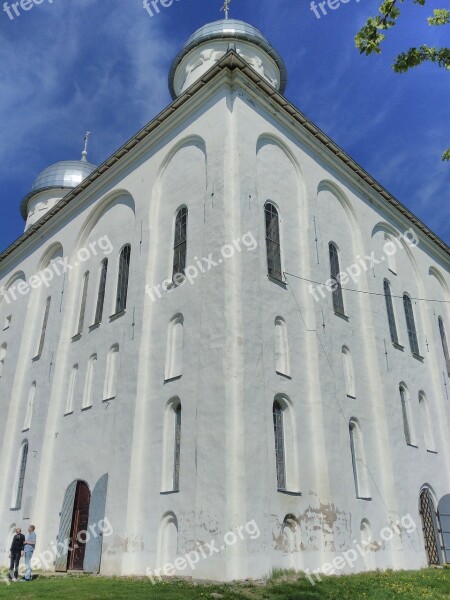 Veliky Novgorod The Yuriev Monastery Pokoj Antiquity Free Photos