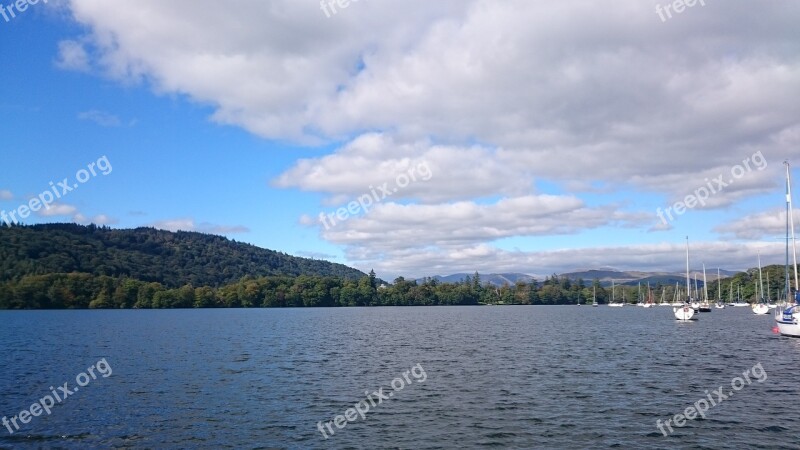 Lake Windermere Nature Water Outdoor