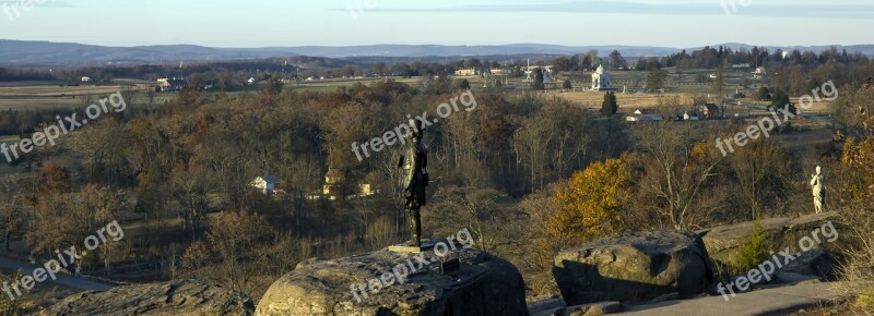 Gettysburg Pennsylvania War Battlefield Historic