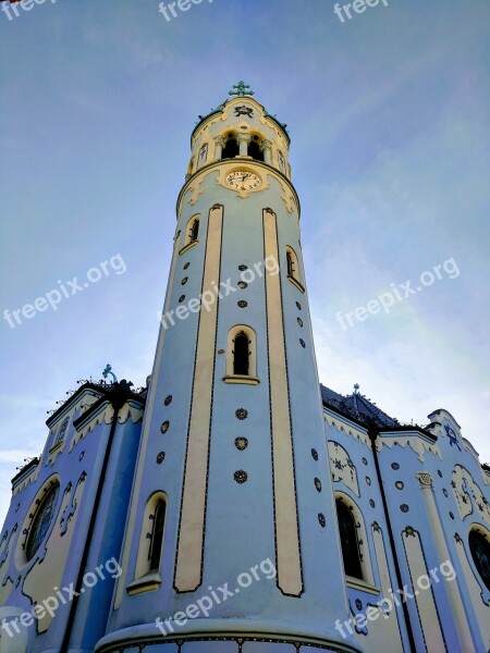 Bratislava Slovakia Blue Church Free Photos