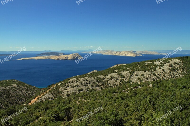 Croatia Dalmatia Sea Karst Free Photos