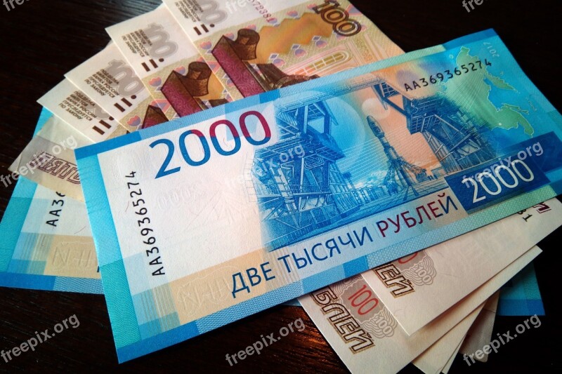 Money Bills Finances Currency Ruble