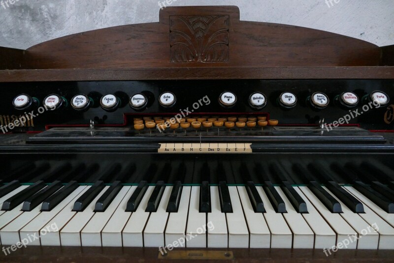 Liebmann Organ Harmonium Dusty Antique