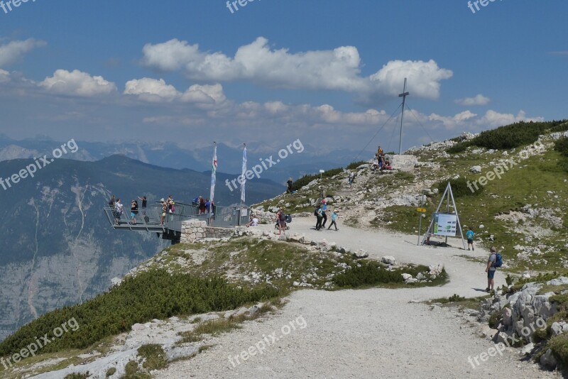 Dachstein-krippenstein Five Fingers Salzkammergut Austria Mountains