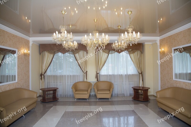 Hall Chandelier Interior Design Room