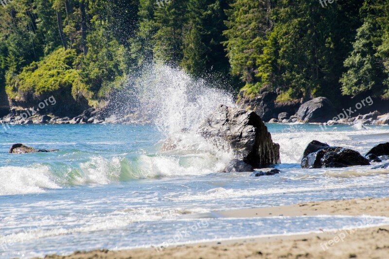 Rock Ocean Sea Nature Coast