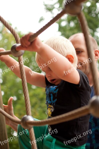 Outdoor Play Children's Playground Outdoor Climbing Boy