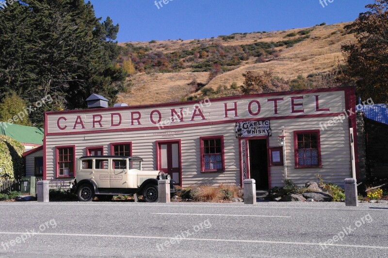 New Zealand South Island Cardrona Hotel Landscape