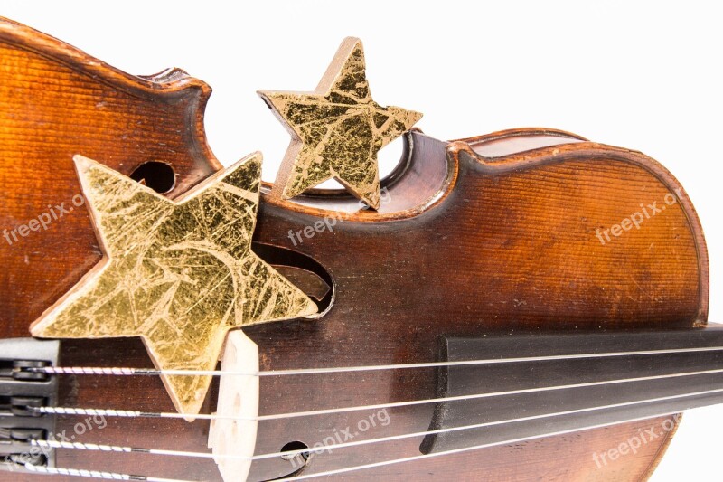 Violin Star Christmas Advent Christmas Song