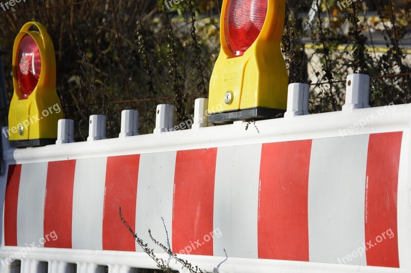 Site Barrier Demarcation Warning Road Works