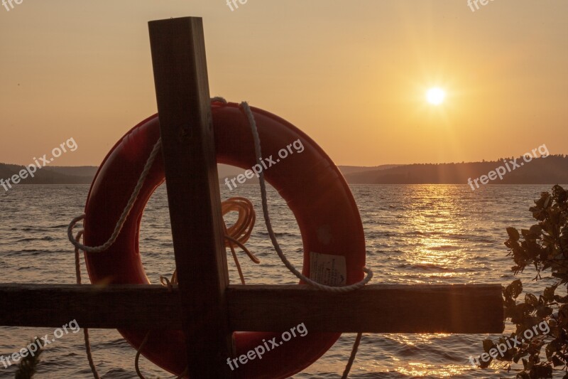 Longing Canada Sea Lifebelt Sun