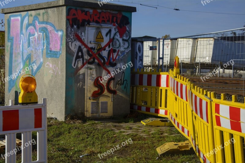 Site Barrier Demarcation Warning Road Works