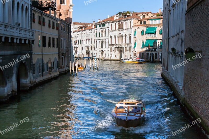 Venice Venezia Grand Canal Italy Canal