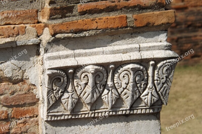 Stucco Wat Mahathat Lopburi Lop Buri Free Photos