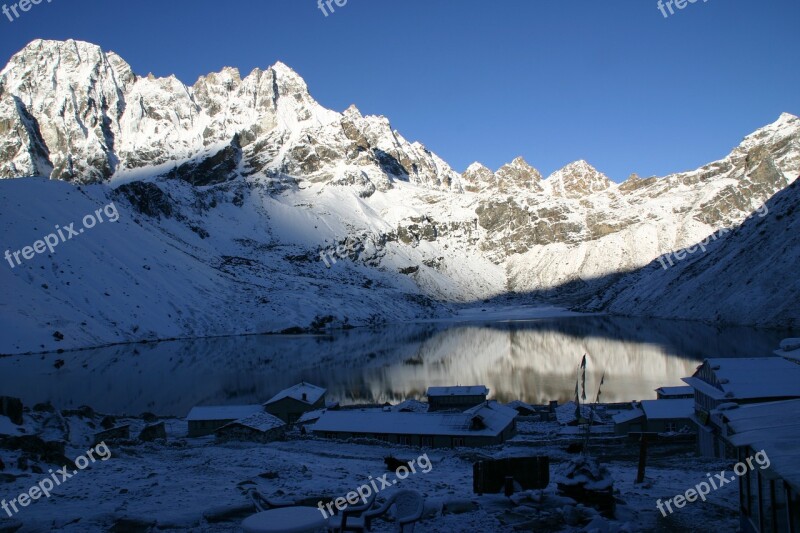 Khumbu Trekking Nepal Mountains Himalaya