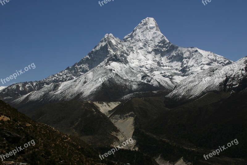 Ama Dablam Nepal Trekking Khumbu Mountain