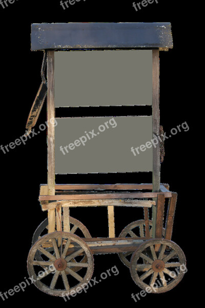 Stroller Handcart Isolated Decoration Father's Day